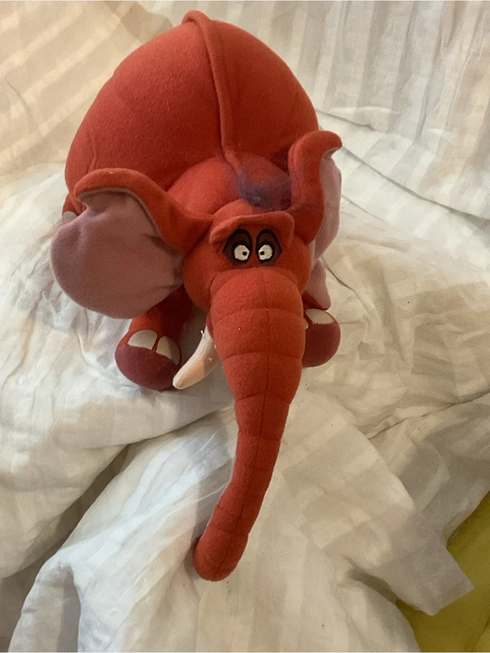 1999 Disney Tantor the Elephant Plush Toy from movie Tarzan 14”